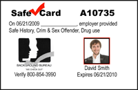 Click Here for SafeCard Info!